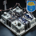 6 Pack 1/64 Die-Cast Swat Police Cake Topper Kids Cars Boy Toys Set, Mini Cop Toy Car, Helicopter, Rescue Truck, Military Vehicles Toys, Birthday Gift For 3-5 Year Old Boys Girls