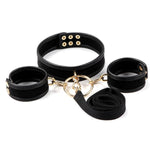 Bdsm Bondage Sex Restraints Set With Nipple Clamps, Adult Sex Toys With Pu Leather Harness Collars With Traction Handcuffs Bondage Gear Accessories, Sex Things For Couples Kinky