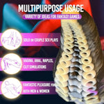 Tentacle Dildo Sex Toy 8.8" Realistic Monster Anal Plug Big Thick Dildos With Strong Suction Cup For Women Huge Dong Silicone Adult Toys Soft Silicone Anal Dildo Prostate Massager For Sex Games