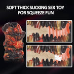 Realistic Silicone Male Masturbator with Monster Design for Men's Pleasure