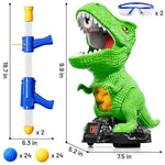 Dinosaur Shooting Toys For Kids 3-5 Years, Movable Target Shooting Games With 2 Air Pump Launcher, Interactive Competition Game Gift For Boys And Girls Ages 3 4 5 6 7 8 Years Old
