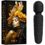 LuLu Vibrator, Vibrators, Womens Sex Toys, Female Sex Toy, Vibrater, Mini Vibrator Wand, Sexy Toys, Sexual Pleasure Tools for Women, Sextoy, Wand Vibrator - Tiger Eye