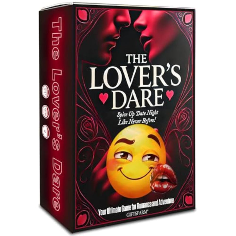 Couples Games For Date Night, Card Game For Dating, Super Fun Card Game For Couple, 100 Dares & Questions For Your Partner, Romantic Anniversary & Valentines Gifts For Her Him (The Lover'S Dare)