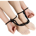 Adjustable Cotton Rope Hand & Ankle Restraints - Comfortable Secure Ties For Home, Travel With Quick Release