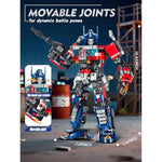 2 In 1 Transform Robots Building Sets For Adults,Mecha Transforming Building Blocks Truck Kits,Action Figures Toys For Movie Fans,Christmas,Birthday Gift For Kids And Boys 8-14