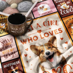 Christmas Corgi Gifts For Corgi Lovers Blanket 60" X 50" - Christmas Corgis Mom/Lover/Themed Gift For Women/Girls