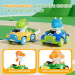 10 Pcs Dinosaur Car Toys With Playmat/Storage Bag|Baby Toys For 1 2 Year Old Boy|1 Year Old Boy Gift For Infant|First Christmas Birthday Gifts For Toddler 1-3|Stocking Stuffers For Kids