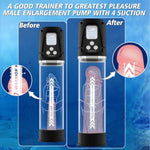 Electric Penis Pump, Male Enlargement Pump With 4 Training Pressure & 3 Suction Modes, Penis Enlarger For Enhanced Erections, Waterproof Dick Pump Adjustable Vagina Simulator