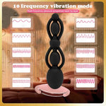 Anal Bullet Plug Prostate Massager Magic Vibrating Sex Toys, Rechargeable Heating Anal G-Spot 10 Vibration Modes Waterproof Stimulator Male Prostate Massager, Adult Sex Toys For Men Gay Pleasure