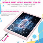 LED Drawing Tablet Kit with 15 Inch Pink Light Board for Diamond Painting