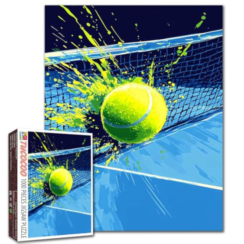 1000 Piece Tennis Jigsaw Puzzle for Adults & Kids, 27 x 20 Inch