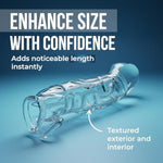 Clear 2-Inch Extender Sleeve for Enhanced Display