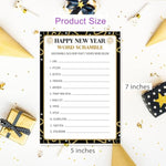 New Years Eve Party Games Pack Of 30, Think Fast, Word Scramble New Year'S Eve Activity Games For Adults, 2026 New Year Game -Nyg02