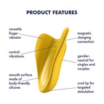 High Fly Vibrator Sex Toy | Adult Toys For Women | Best Couple Vibrator | Vibrating Sexual Pleasure Device | Stimulation Vibrators | Woman Pleasure Sextoy (Yellow)