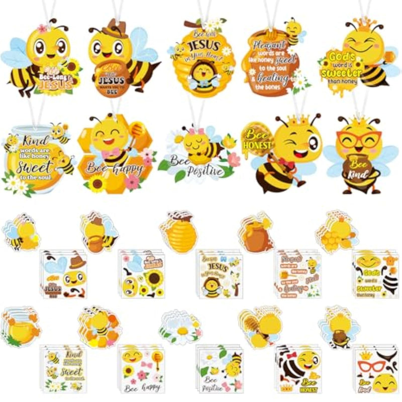30 Sets Bee Craft Kits for Kids, Sunday School Bible VBS Activity & Classroom Supplies