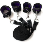 Bed Restraints Sex Kit Bdsm Kit,Bondage Restraints Set Sex Toys With Blindfold Eye Mask Wrist Leg Restraint System Adjustable Bondage Set For Couples Sex Toyse(6 Pcs)