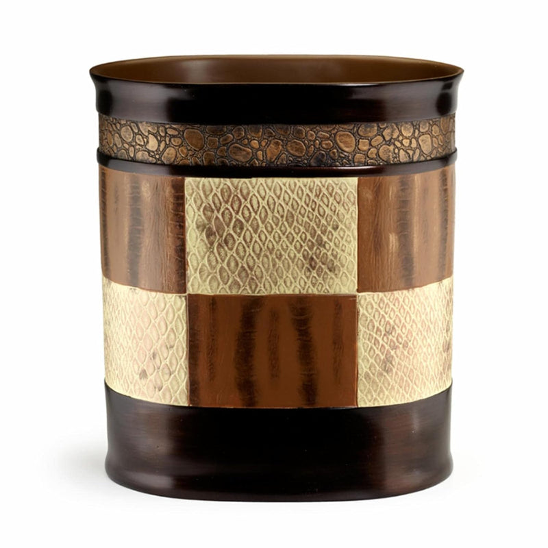 Zambia Stylish Waste Basket Modern Classic Luxury Decor Animal Print Western Des