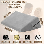 Sex Pillow Wedge Support Deeper Position Cushion For Couples Adult Toy Things, Sex Furniture For Bedroom, Foam Seat Sofa Chair Bed Intimate Sexual Wellness Games Men Women Lesbian Female