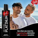 Platinum Silicone-Based Personal Lubricant | Ultra Smooth, Super Slick, Hypoallergenic, Long-Lasting Performance, Waterproof Formula| Lube For Men, Women & Couples, 3 Fl Oz (Pack Of 2)