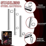 Spreader Bar Sex Bondage Toys Bdsm Detachable Bondage Restraints With Leather Handcuffs Ankle Cuffs Furniture Restraints Kit Expandable Fetish Sm Games