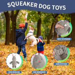 5-Pack Squeaky Dog Toys – Durable Animal-Shaped Plush Chew Toys For Dogs, Handmade Interactive Puppy Toys With Squeaker, Perfect For Reducing Destructive Behavior