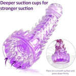 Dragon Dildo,7.8In Purple Dildo Monster Dildo With Suction Cup For Hand-Free Play,Fantasy Dildo Jelly Dildo Adult Sex Toys For Women Men And Couples