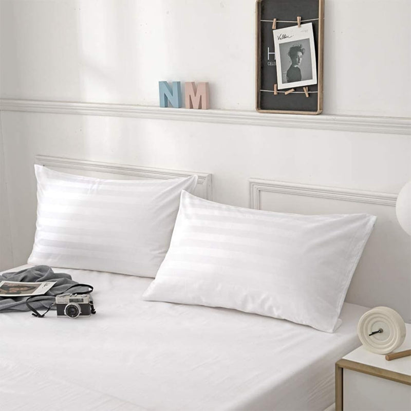 Pillow Protector King Size 100% Egyptian Cotton Pillow Covers, 400 Thread Coun