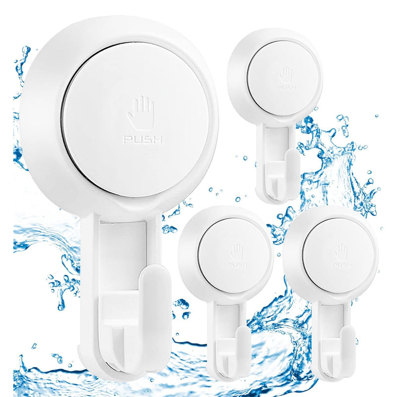 Suction Hooks Powerful Vacuum Suction Cup Hooks- No Drilling No Damage The Wall
