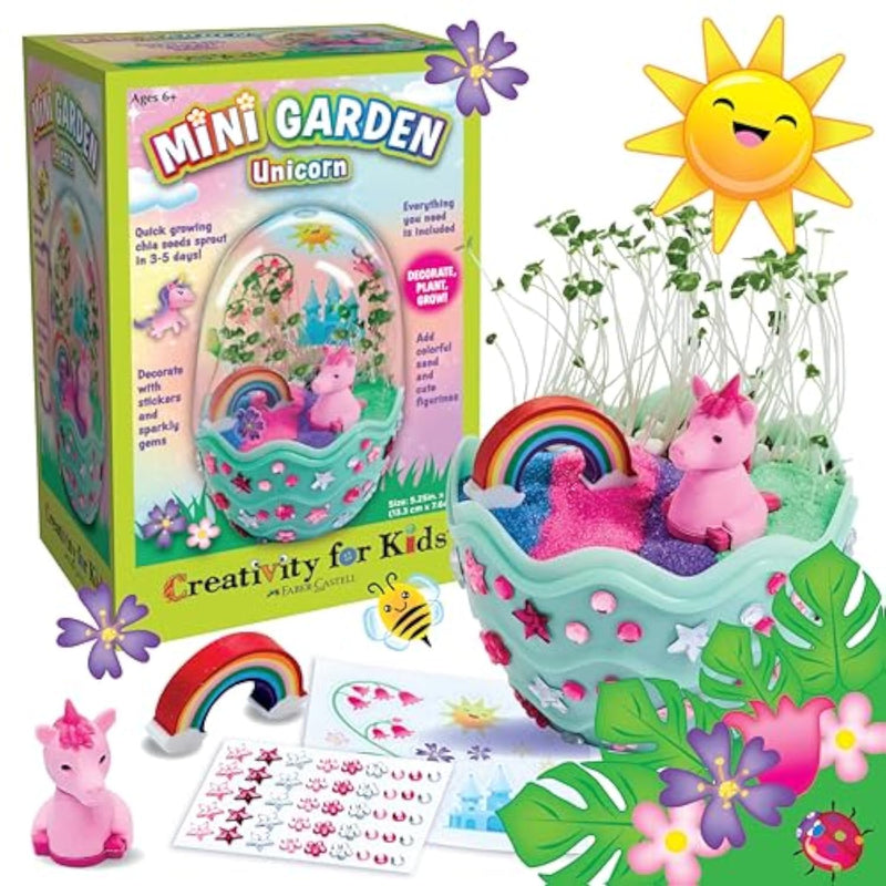 Mini Unicorn Garden Kit for Kids - Indoor Gardening Terrarium