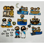 Bible Story of The Miraculous Catch Fishers of Men Felt Figures for Flannel Board Stories Miracles