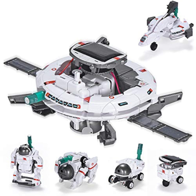 Stem Projects For Kids Ages 8-12, Solar Robot Toys 6-In-1 Science Kits Diy Educational Building Space Toy, Christmas Birthday Gifts For 7 8 9 10 11 12 13 Year Old Boys Girls Teens.