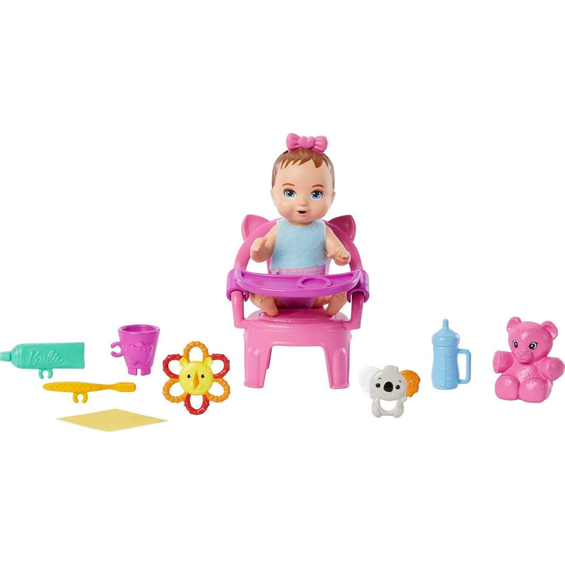 Barbie Skipper Babysitters Inc Baby Small Doll & Accessories, First Tooth P