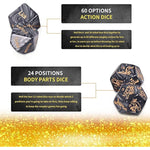 20-Piece Wooden Couples Activity Token Set for Romantic Date Nights