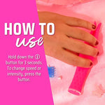 The Vip & The Wingwoman Slip On, Adult Sex Toy For Woman, 2 In 1: Multi-Speed Vibrator + Flutter Tip Slip On, Usb Rechargeable, Water Resistant, Soft Touch Silicone Personal Massager