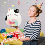 12' Cute Cat Plush Toy Soft Stuffed Animal Pillow Happy Birthday Gifts For Kids