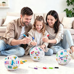 Color Your Own Soccer Ball, Mermaid Art Craft Kit, Girls Boys Gifts