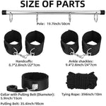 13 Pcs Sex Bondage Restraints Bdsm Toys Set Adult Couples Sex Toys Include Spreader Bar Bondage Rope Blindfold Feather Scratcher Ankle Cuffs And Fetish Handcuffs For Women And Couples