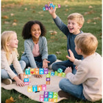 Portable Magnetic Letters Blocks Magnetic Alphabet & Numbers Montessori Learning Toys For Kids Educational Construction Travel Toys For Boys Girls 216 In 36 Pcs