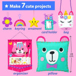 Kids' Sewing Kit with 7 Animal Dolls and Fun Projects