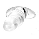 Xl Hollow Tunnel Butt Plug, 5.9 Inch Big Anal Dilator Clear Anal Beads For Women,Men