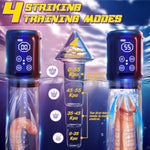 Male Sex Toys Penis Pump - Sex Toys Penis Extender For Men Erection, Adult Toys Penis Enlarger Dick Pump With 3 Sucking Modes & 4 Training Modes, Electric Water Penis Pump Cock Penis Vacuum Pump