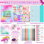 DIY Journal Kit for Girls, Artistic Gifts for Ages 8-14 Birthday Presents