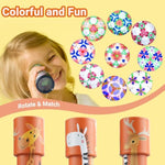 12Pcs Classic Kaleidoscope - Return Gifts For Kids Birthday, Retro Educational Kaleidoscopes Toy, Party Favor, Gift Bag Filler, School Carnival Prize And Stocking Fillers