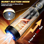 Electric Penis Pump Sex Toys - Vibrating Penis Pumps Enlarger For Men Erection, Waterproof Dick Pump With 3 Sucking Pressure And 7 Vibrating Modes, Automatic Male Masturbator Enlargement Vacuum Pump