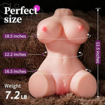 Sex Toy For Men Masturbator - 3 In 1 Big Boobs Vaginal And Anal With Dual Channel Female Torso Sex Doll For Men, Pocket Pussy Penis Pump Adult Sex Machine Male Sex Toys For Men Masturbation