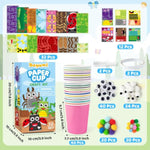 Insect Bug Paper Cup Craft Kit for Kids - 12 Pieces Animal Craft Set