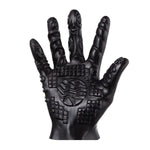 Infatuation Magic Hand Anal Plug. Soft Pvc Dildos G-Spot Vagina Stimulator Training Thrusting Orgasm Tease Masturbator Sex Toy For Women Female Men Male Unisex (Black)