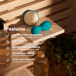 Hula Beads, Twisting, Turning And Vibrating Pleasure Beads (Kegel Balls For Women) Vibrator Egg Ben Wa Balls Bullet Vibration Egg Wireless Remote Control Vibrator, Deep Rose