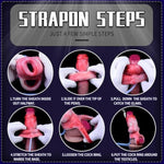 Squirting Penis Sleeve Cock Rings For Male, Silicone Dildo Extension With Penis Ring For Delay Ejaculation Erection Penis Enlargement For Men Couples(M-Squirting)