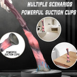 Silicone Horse Dildo (Black And Red)